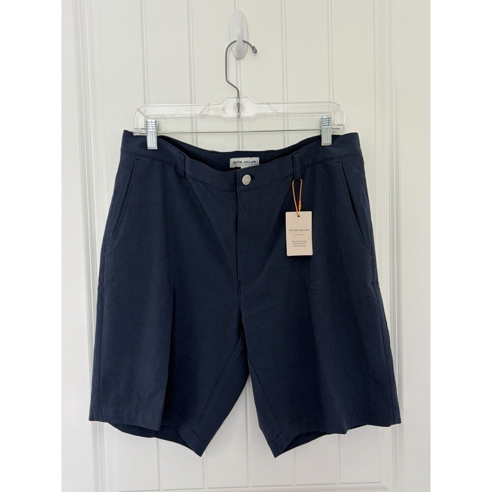 New Peter Millar Mens 34 Crown Sport Shackelford Performance Hybrid Golf Shorts
